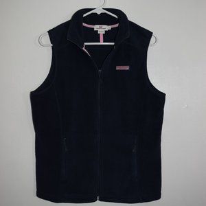 Vineyard Vines Fleece Navy Blue Vest